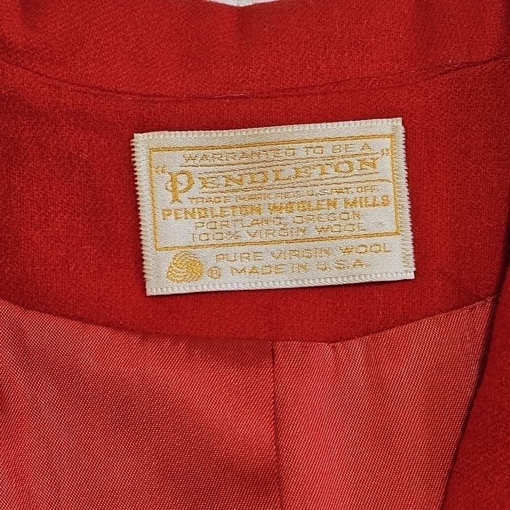 VINTAGE Pendleton Wool Blazer - Picture 6 of 7